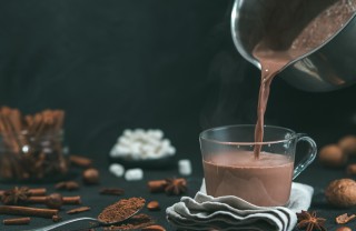 cioccolata, cacao, acqua