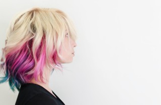 Color cloud hair