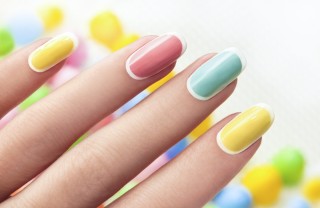 nail art, colori pastello, unghie