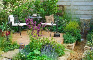 arredamento, giardino piccolo, come decorarlo