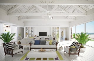 casa al mare, arredo, stili