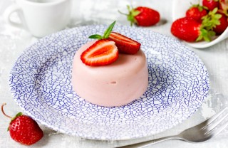 panna cotta, fragole, ricetta originale