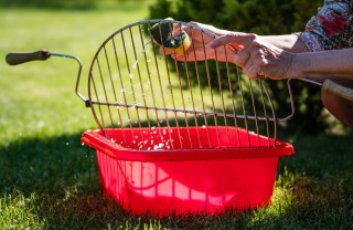 griglie barbecue incrostate, come pulire griglie barbecue, come pulire barbecue