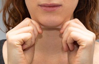 come togliere doppio mento, doppio mento