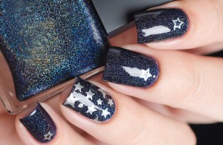 nail art, stelle, decorazione unghie