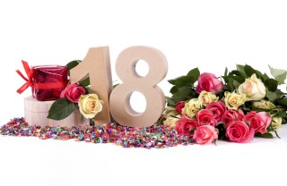 centrotavola 18 anni, centrotavola idee fai da te
