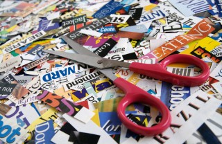 Decoupage come rivestire oggetti con giornali e colla vinilica, decoupage