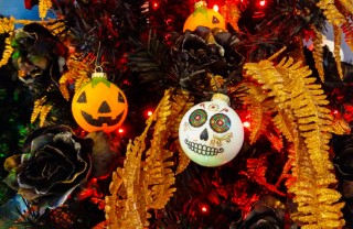 albero halloween, albero halloween idee, albero halloween decorazioni