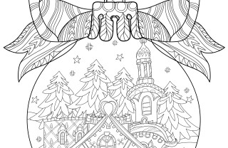 palline natale disegni