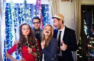 photo booth natale, photo booth natalizio