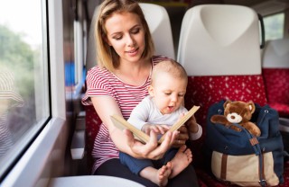 viaggiare treno bambini