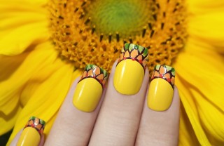 nail art, giallo, 8 marzo