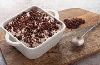 budino con biscotti