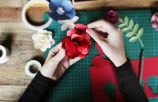 fiori carta semplici