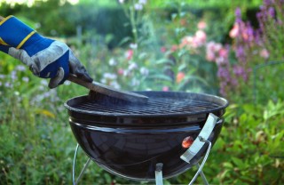 pulire guanto barbecue, pulizia guanto barbecue 
