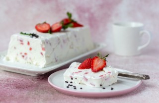 semifreddo, fragole, ricetta