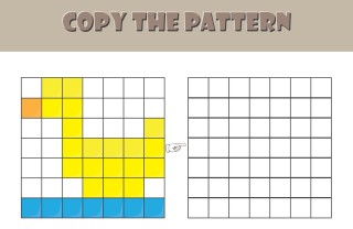 pixel art facile, schemi pixel art, disegni pixel art