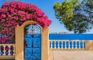 arredamento, mare, giardino