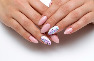 nail art, filo di cotone, video tutorial facile
