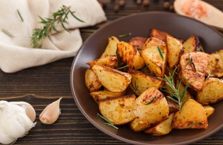 patate, forno, pangrattato