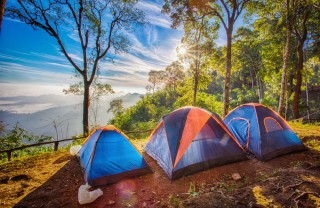 tenda campeggio pulizia