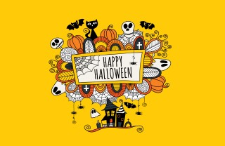 decorazioni halloween da stampare, decorazioni halloween fai da te 