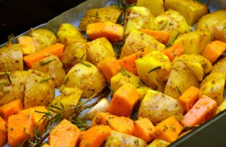 zucca, patate, mozzarella