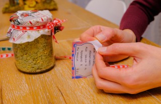 etichette barattoli fai da te, come fare etichette barattoli