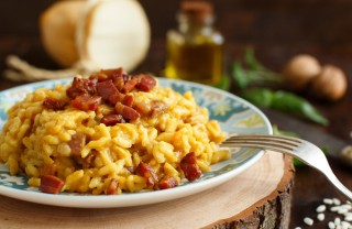 risotto zucca pancetta, risotto zucca, zucca ricetta