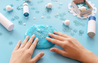 Slime fai da te per Natale slime natale