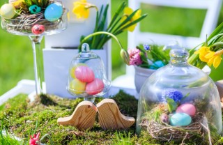 centrotavola, Pasqua, fiori