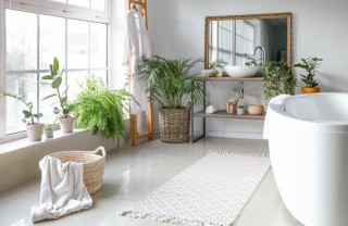 tappeti del bagno, lavaggio, lavatrice