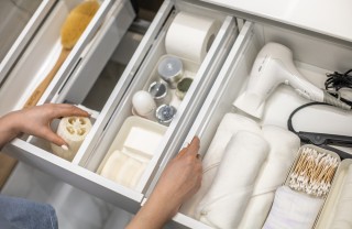 decluttering bagno, riordinare bagno