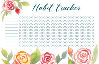tracker abitudini da stampare gratis, tracker abitudini
