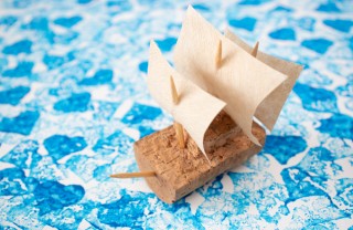 barchetta sughero fai da te