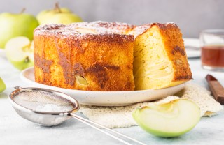 torta mele senza lattosio