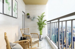 arredare un balcone, spazi stretti, balconi lunghi