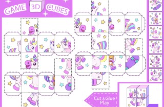 cubi puzzle fai da te da stampare, cubi puzzle fai da te