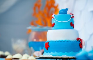 Torta a tema mare per bambini torte bambini tema mare pasta di zucchero, torte bambini mare, torte bambini pasta di zucchero