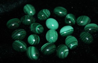 pendant cabochon macramè