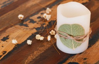 candele foglie secche fai da te candele foglie secche fai da te