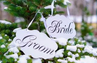 decoro matrimonio  inverno 