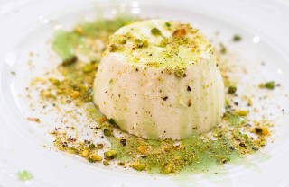 Panna cotta al pistacchio