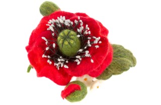 decorazioni papaveri fai da te