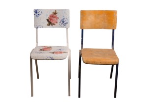 lavoretti primavera fai da te, decorare sedia