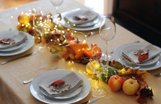 decorare tavola con zucche, decorare zucche
