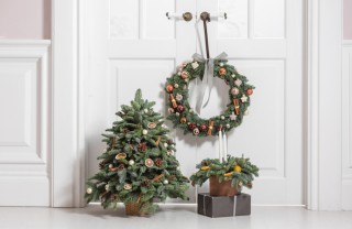 addobbi natalizi porta ingresso fai da te, addobbi natale porta ingresso fai da te