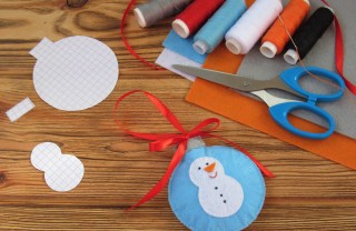 come fare sottobicchieri natale