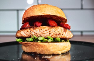 buger di salmone