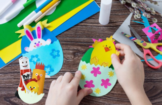 lavoretti, bambini, Pasqua